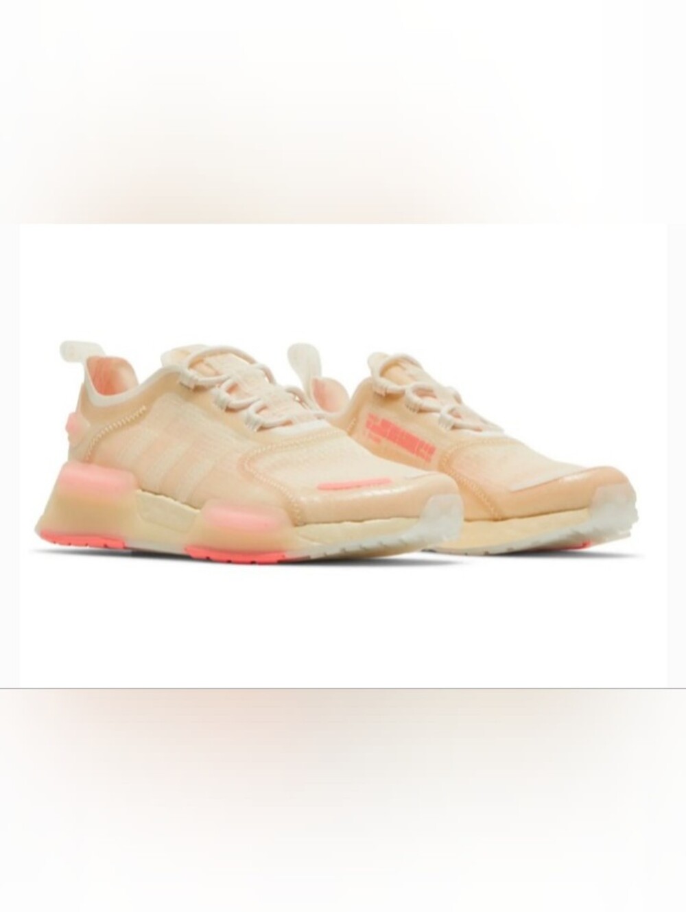 adidas NMD_V3 "Wonder White Peach" sneakers Style Code: GX5785 Size 7